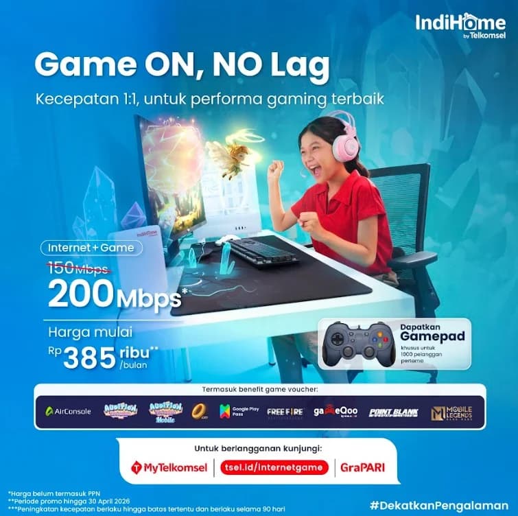 Promo IndiHome Gamer
